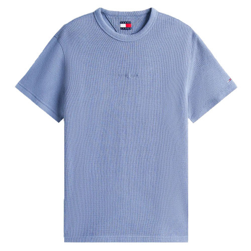 Tommy Hilfiger Ανδρική κοντομάνικη μπλούζα Slim Waffle Script Tee